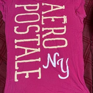 Aeropostale Pink Graphic Tee